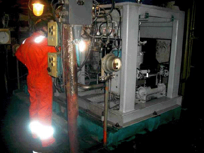 Commissioning of pump LMV–341 Z